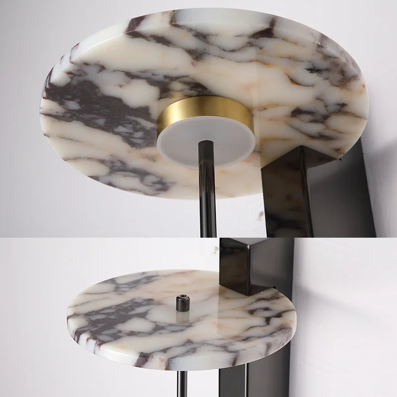 Evania Veil Alabaster Wall Sconce – product view 6