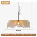 Fabric Chandelier – Wabi-Sabi Minimalist LED for Hotel & Hospitality, Restaurant & Café | Celia Orbit by Evenlyr