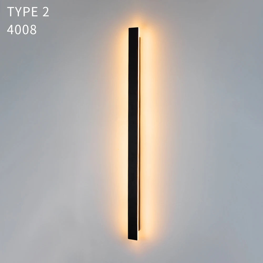 Quintara Long Aluminum Outdoor Wall Light for Porch – IP65 – detail view 9
