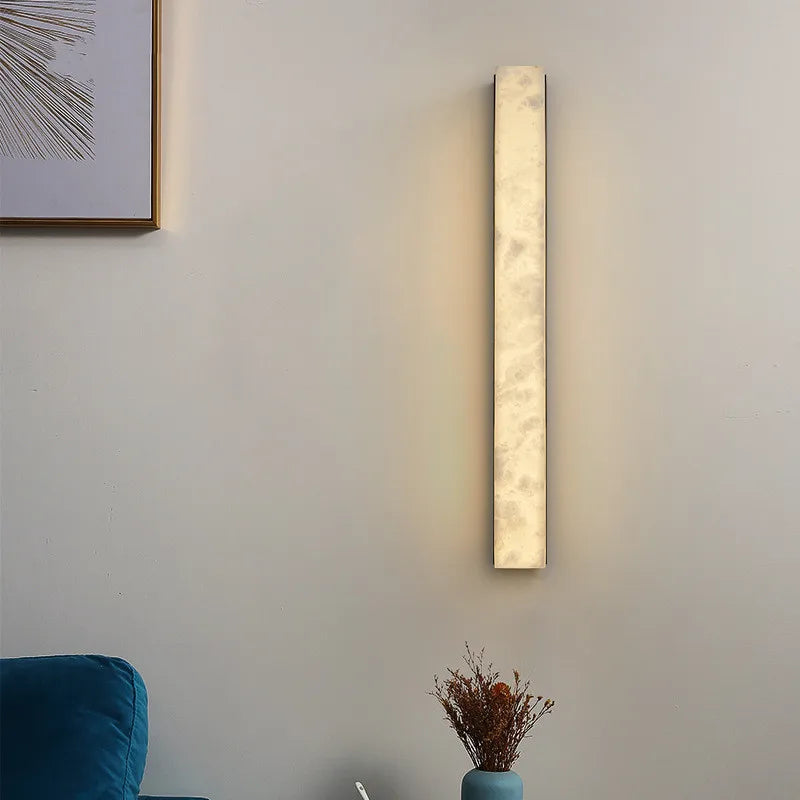Junia Contour Marble Wall Sconce – product view 3