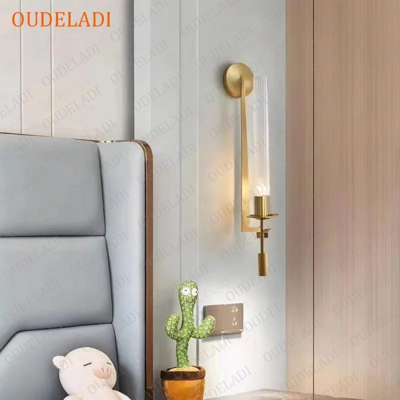 Nordic Brass Outdoor Wall Light – detail view 2