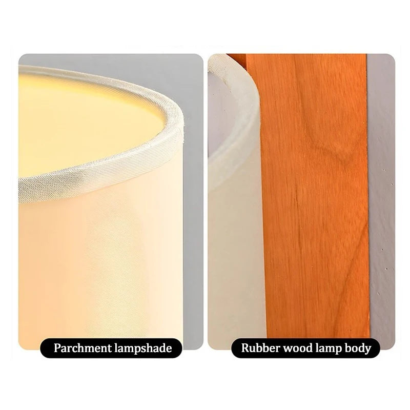Oriana Halo Wood Wall Sconce – product view 6