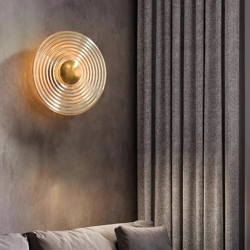 Maelis Veil Glass Wall Sconce – product view 3