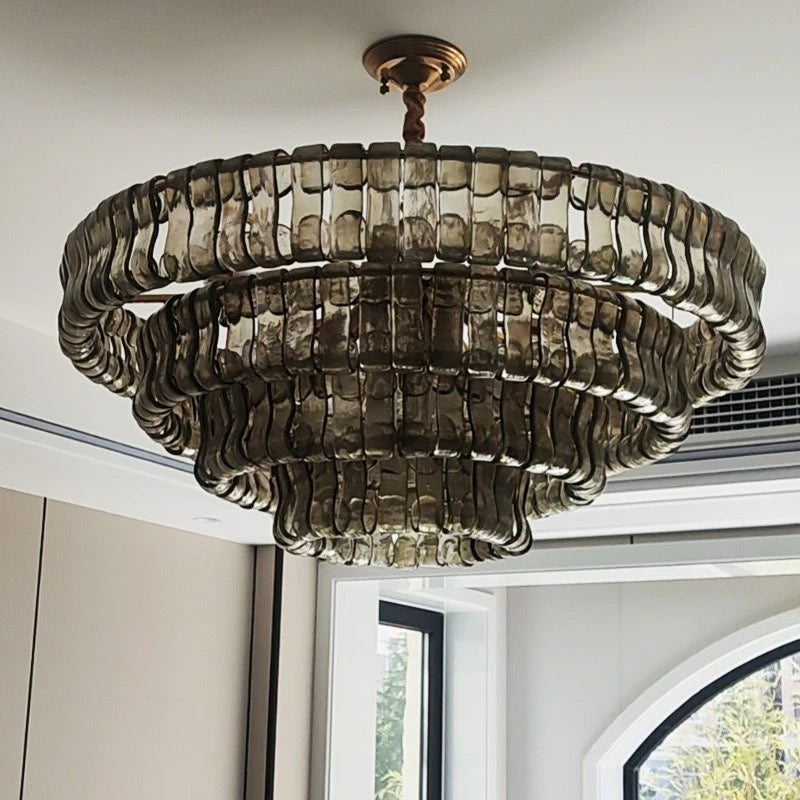 Modern Glass Chandelier For Bedroom – detail view 5