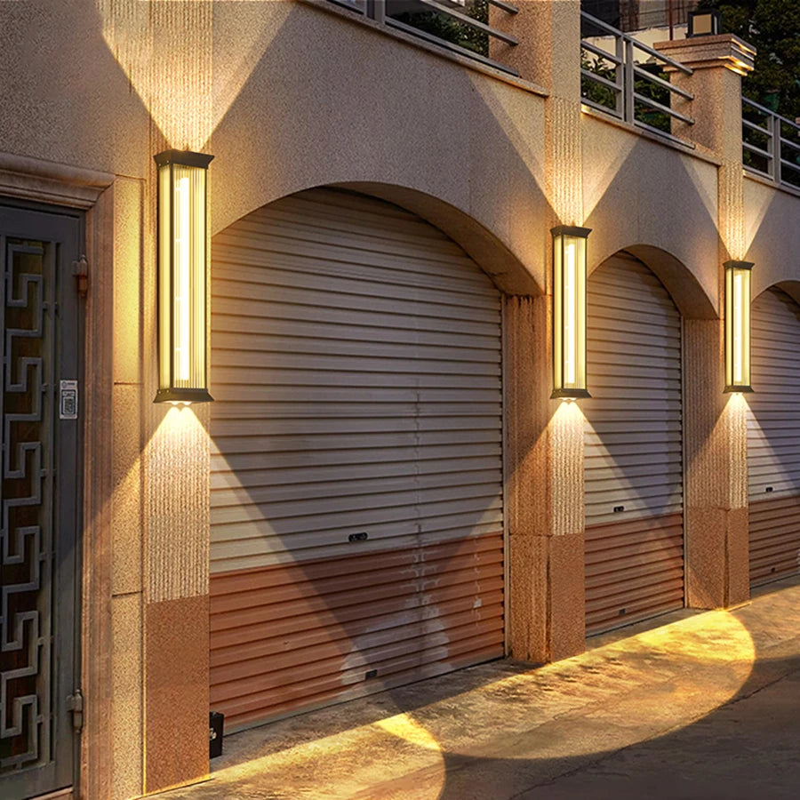 Belluno Stainless Steel Outdoor Wall Light for Exterior Wall – detail view 2