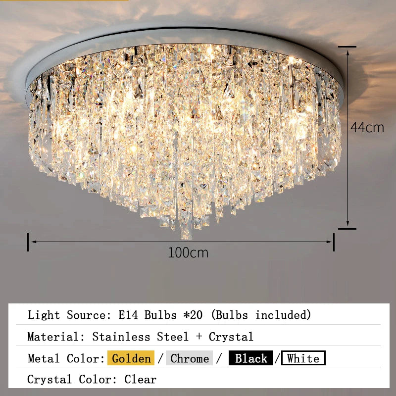 Galen Halo Sculptural Crystal Pendant Light – product view 10