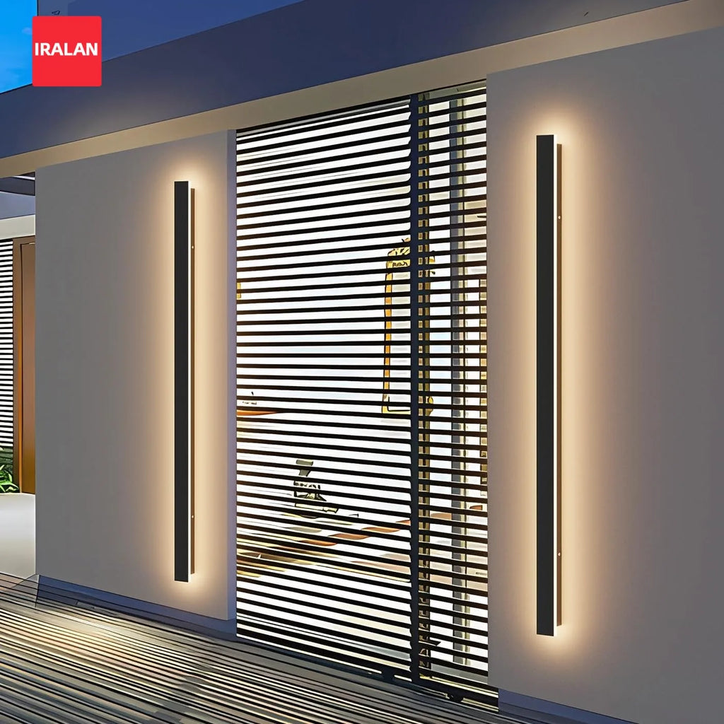 Liora Minimalist Linear Outdoor Wall Light for Exterior Wall – IP65 – detail view 2