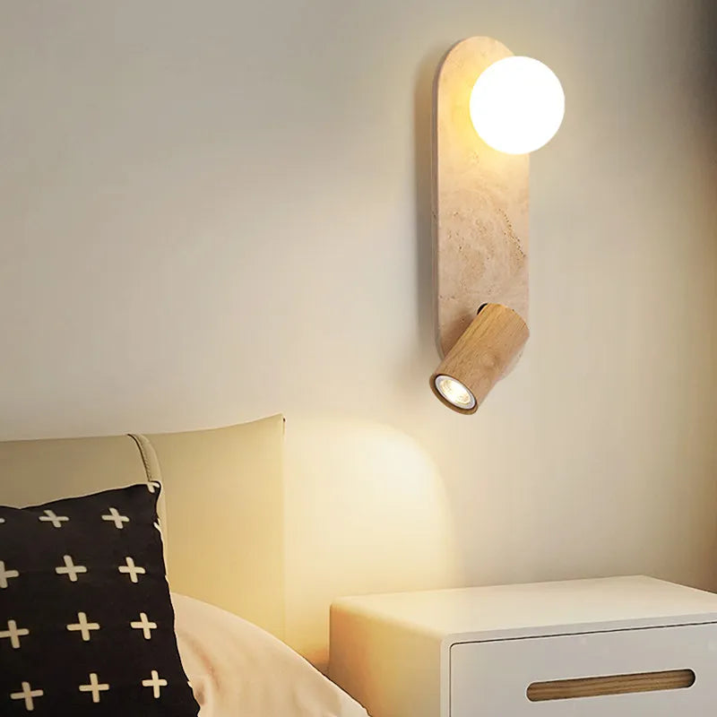 Designer Wall Sconce – Wabi-Sabi Japanese for Bedroom, Hallway, Living Room | Aurelia Dome by Evenlyr