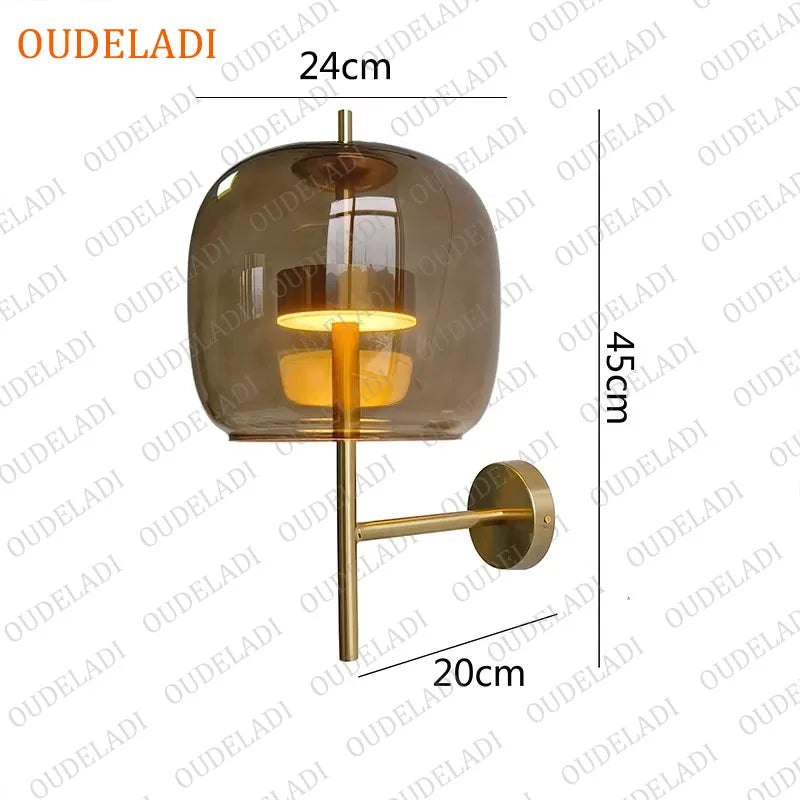 Junia Veil Glass Wall Sconce – product view 11