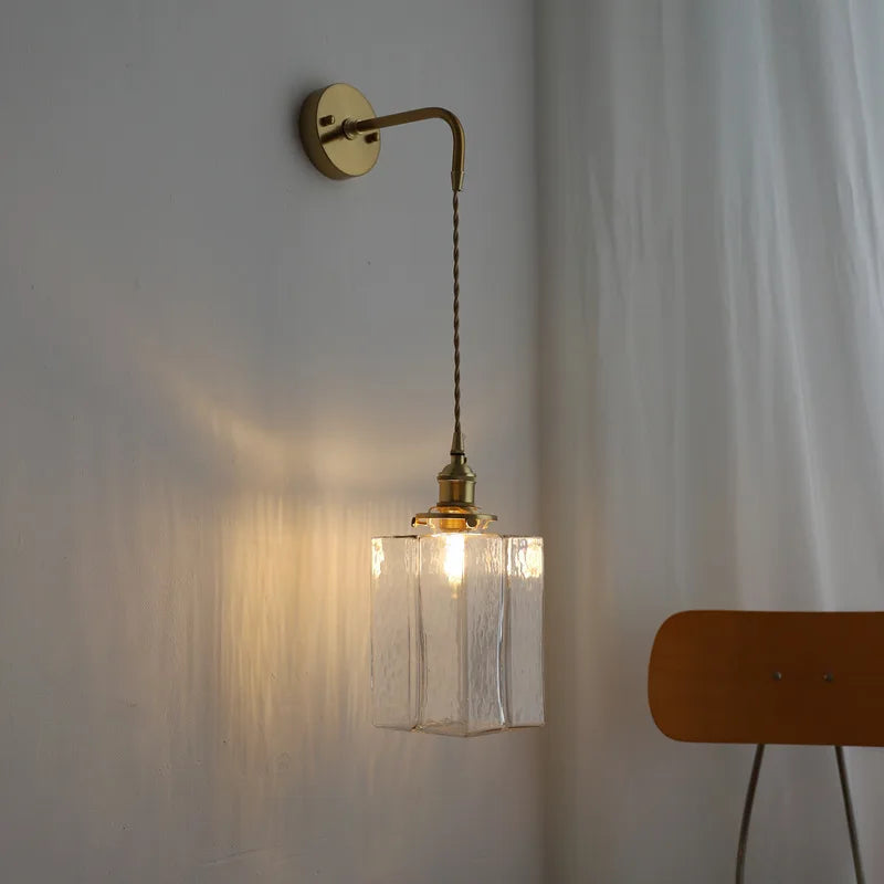 Japanese Brass Round Picture Light – detail view 2
