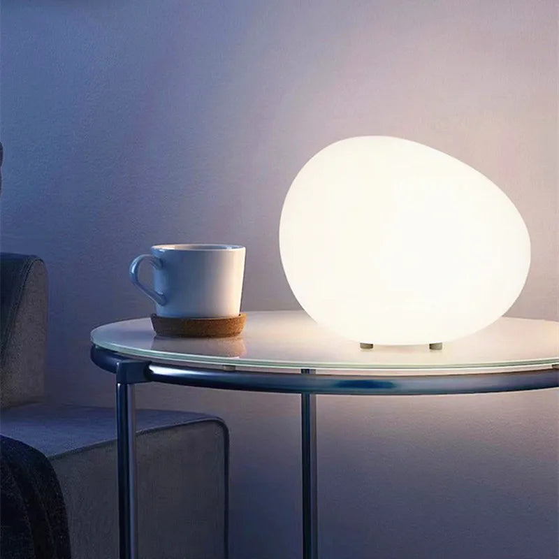 Vela Pillar Travertine Table Lamp – Dimmable – product detail 4