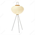 Rice Paper Floor Lamp – Vintage Modern for Living Room, Bedroom, Reading Corner | Solenne Cascade by Evenlyr