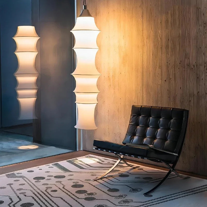 Onda Axis Fabric Floor Lamp Wabi-Sabi