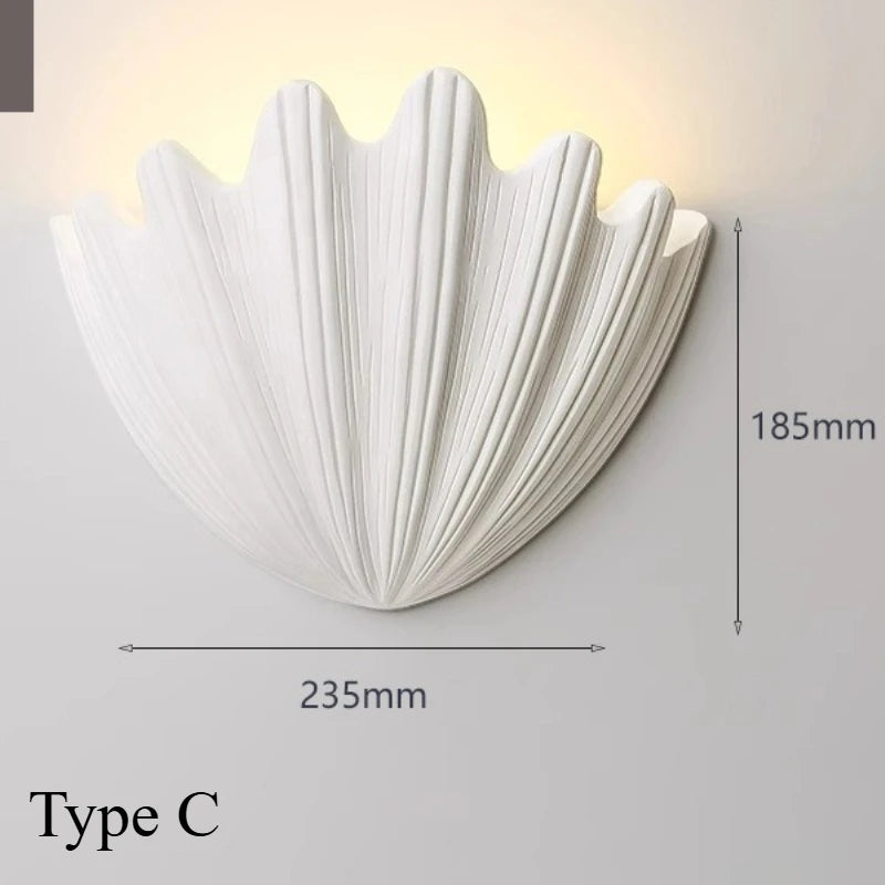 Ilaria Personalized Gypsum Wall Sconce for Hallway – Minimalist