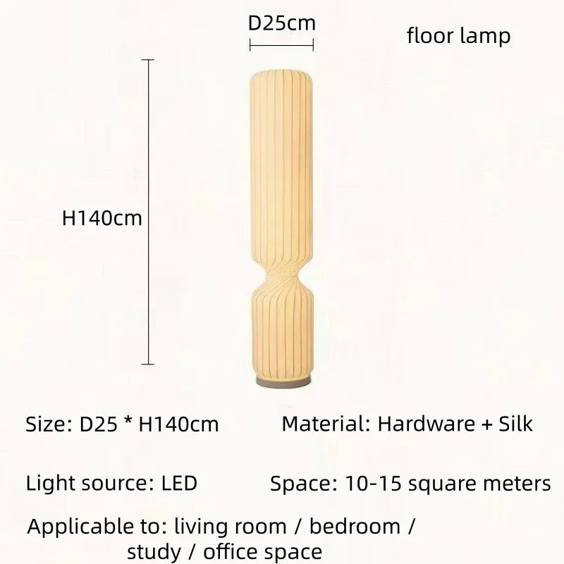 Luma Beam Fabric Floor Lamp – Minimalist – product detail 14