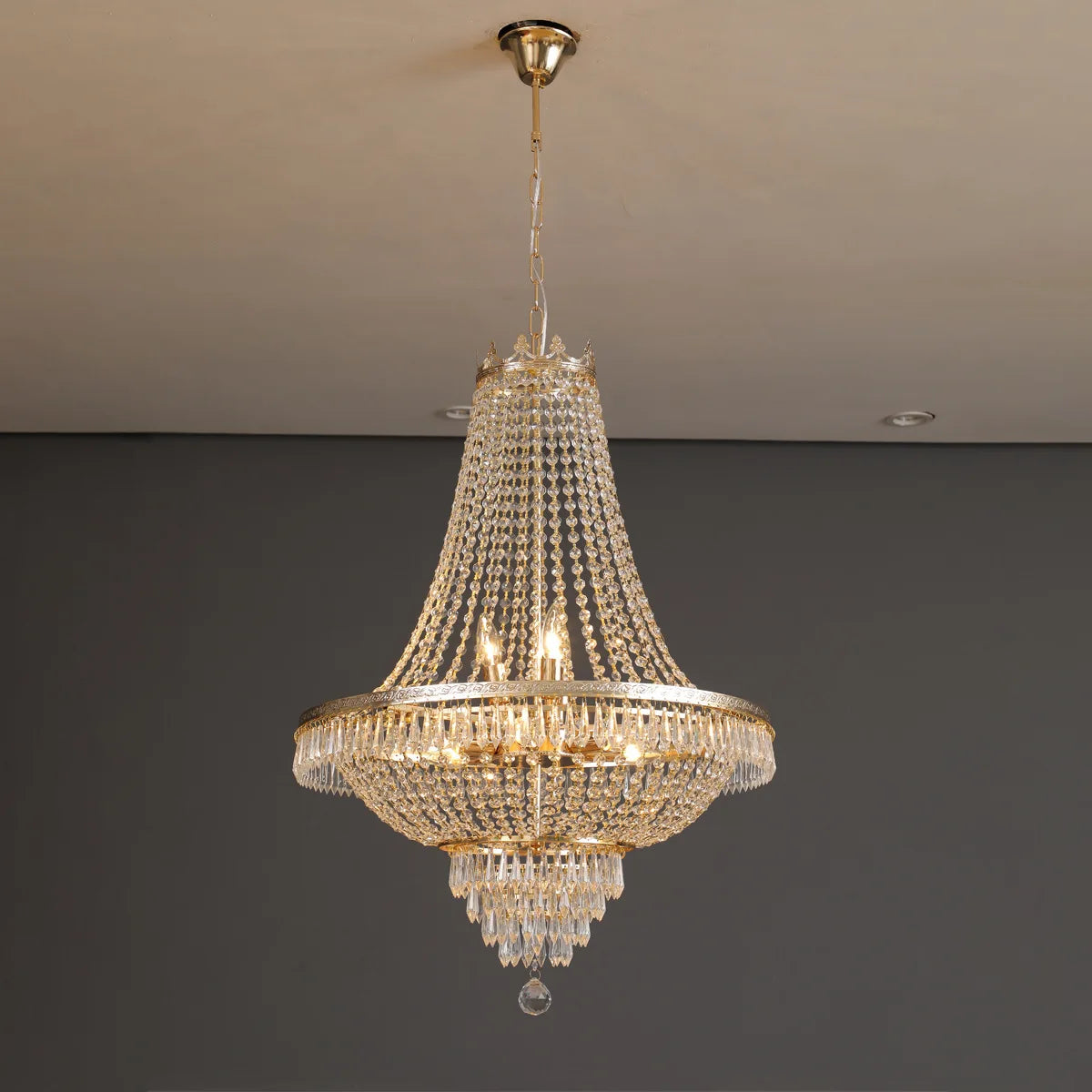 Zorin Arc Crystal Pendant Light – product view 8