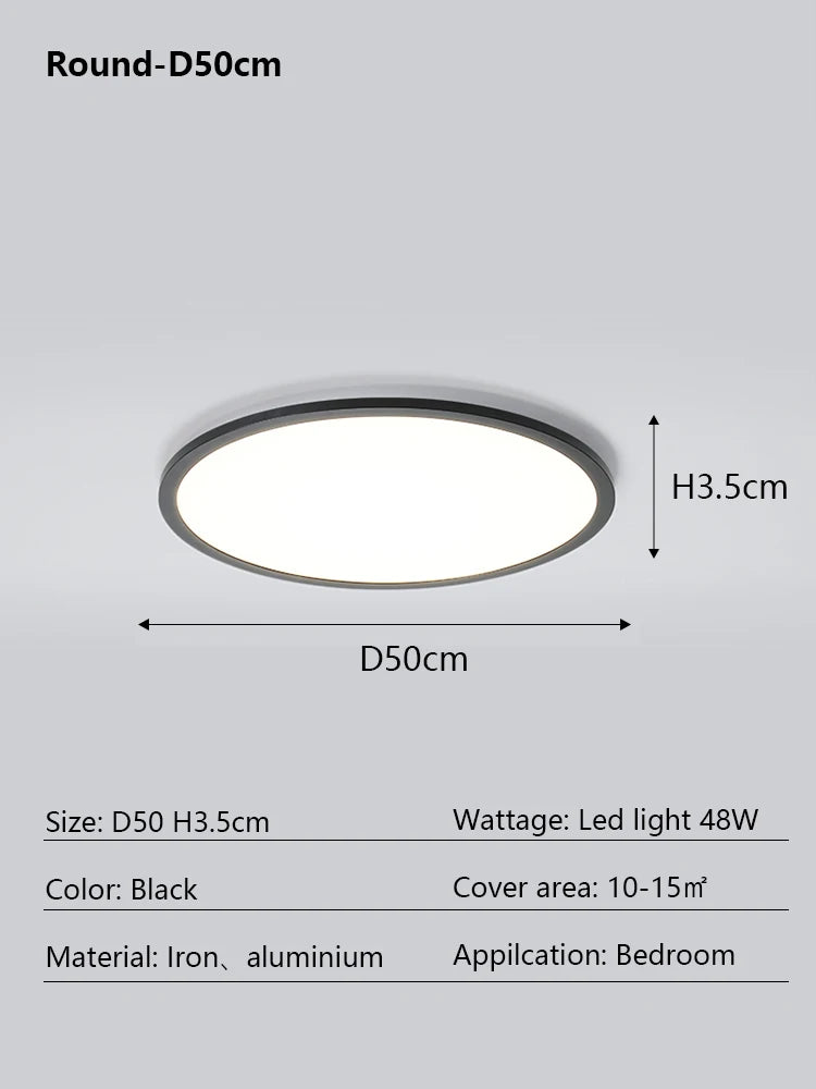 Noemi Halo Aluminum Ceiling Light – product view 9