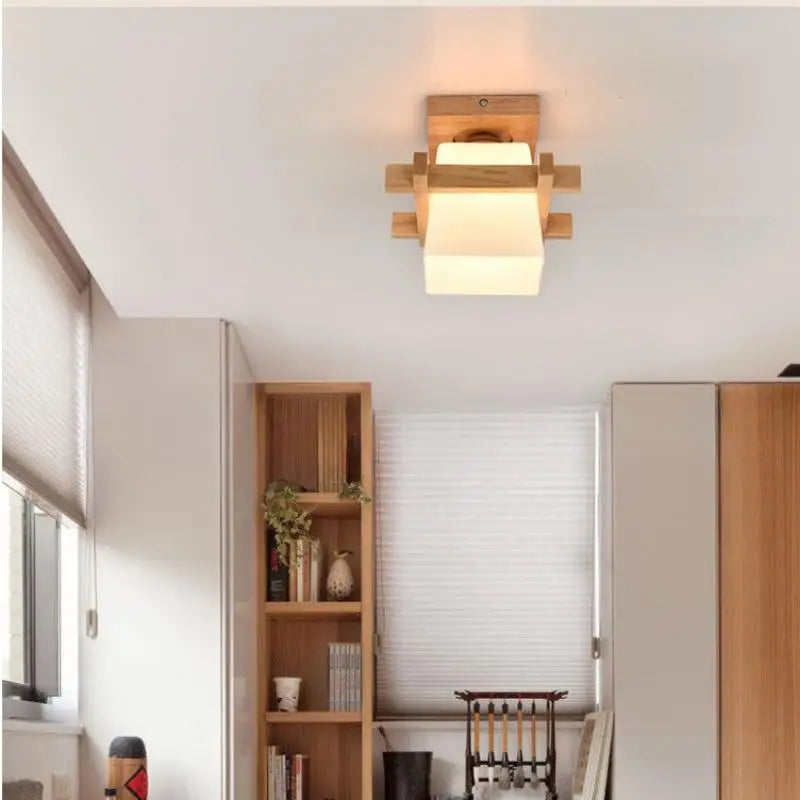 Minimalist Glass Ceiling Light – detail view 2