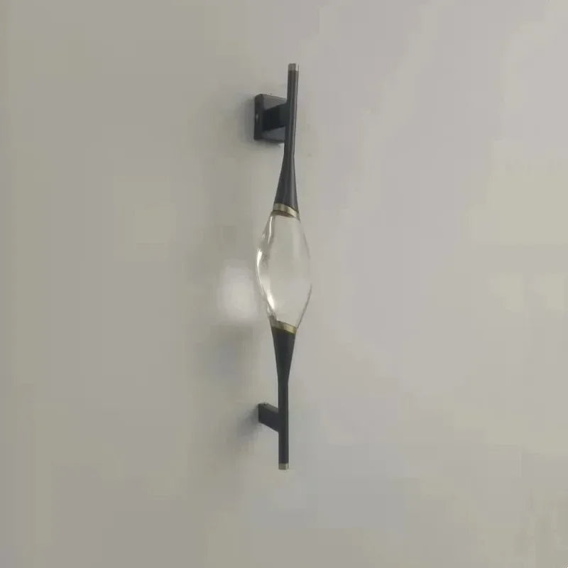 Sable Veil Sculptural Crystal Wall Sconce – product view 7