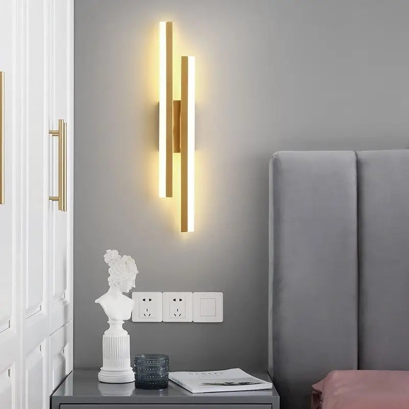 Noor Line Copper Wall Sconce – Dimmable – product detail 4
