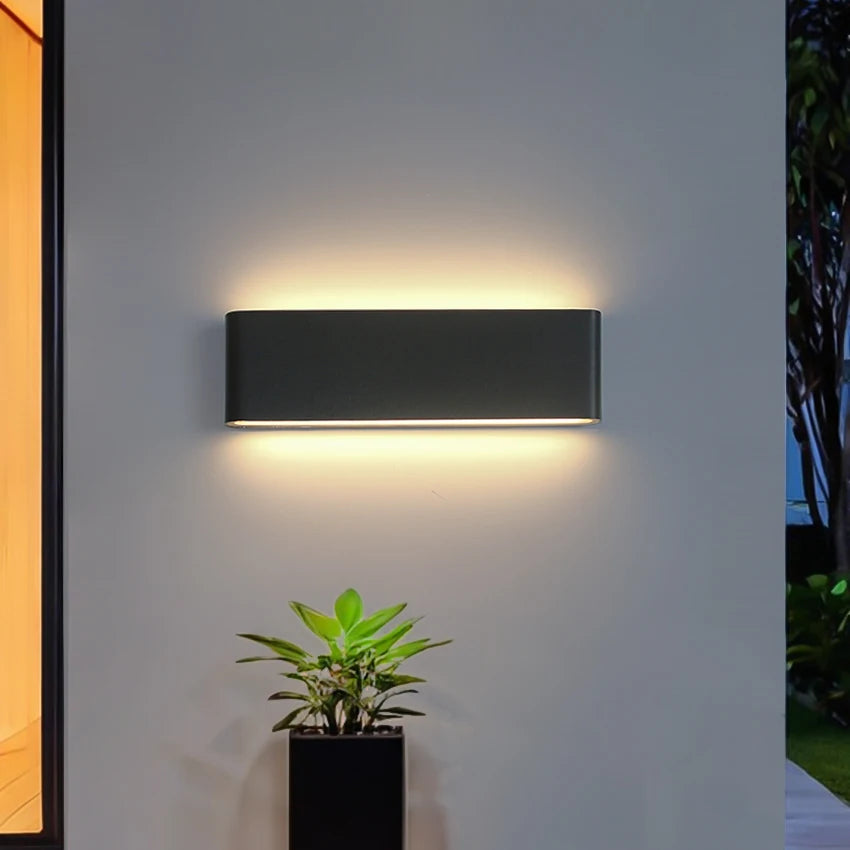 Orlena 30cm 20W Dual-Sided Outdoor Wall Light – IP65 – product view