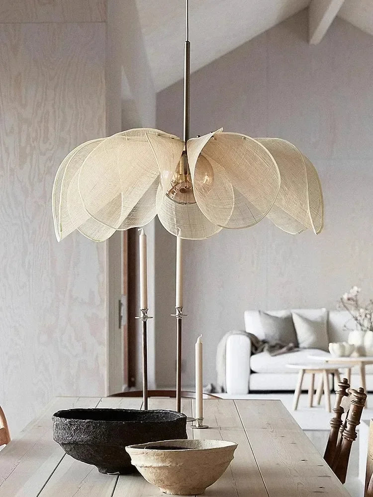 Thea Aura Fabric Chandelier – Wabi-Sabi – product detail 2