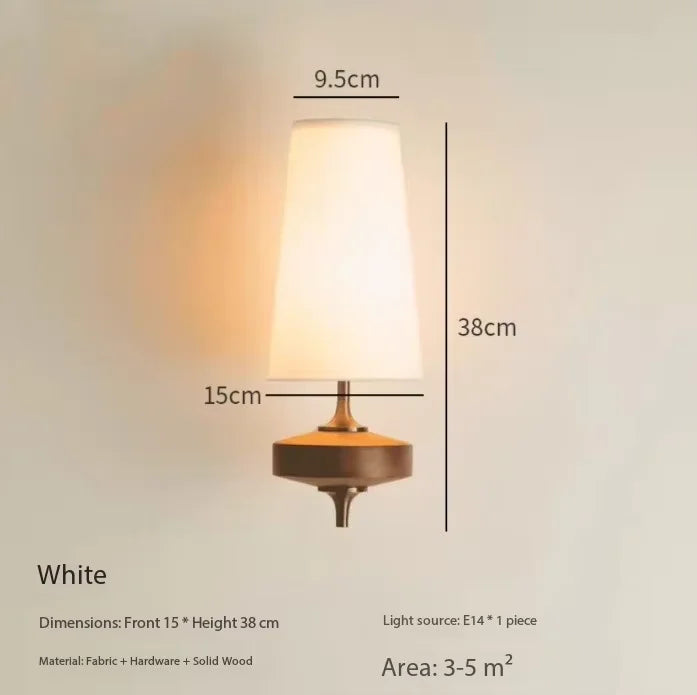 Leonie Halo Wood Wall Sconce – product view 9