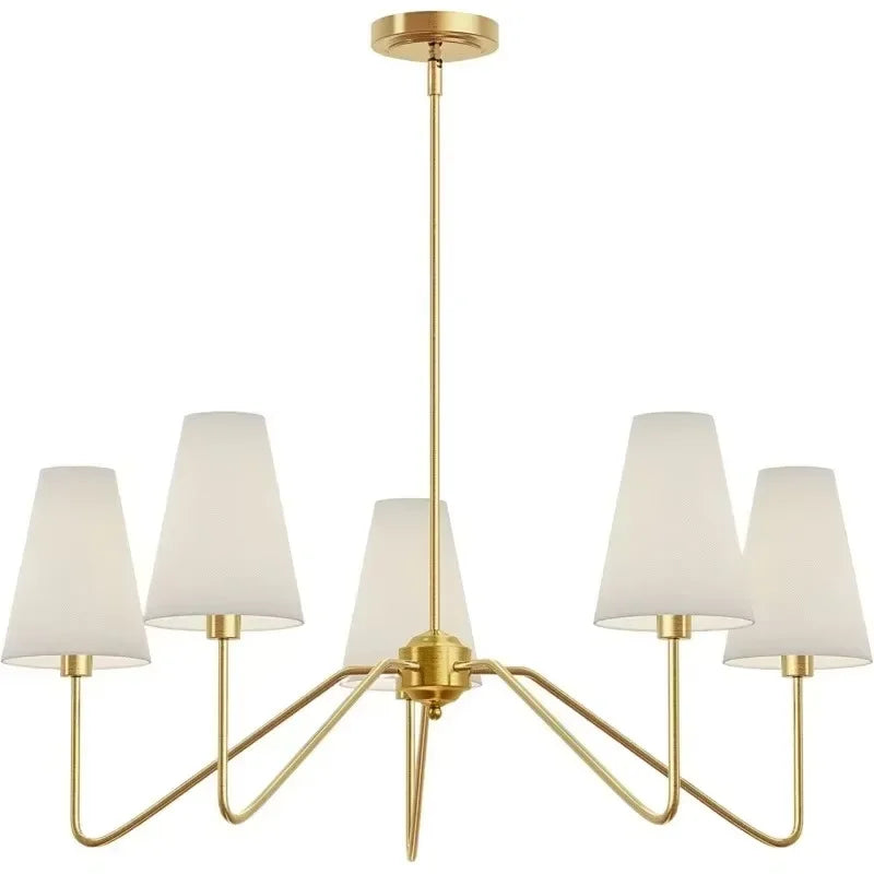 Riva Veil Fabric Chandelier – Minimalist – product detail 8