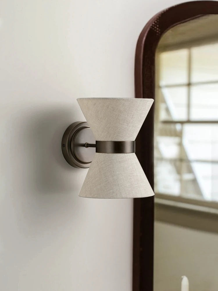 Ivara Halo Fabric Wall Sconce – product view 4