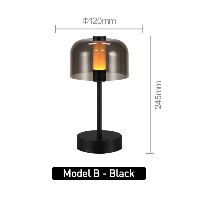 Oriana Arc Rechargeable Aluminum Desk Lamp – product view 10