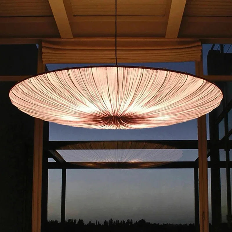 Fabric Chandelier – Wabi-Sabi Japanese for Bedroom & Bedside, Living Room, Restaurant & Café | Celia Line by Evenlyr
