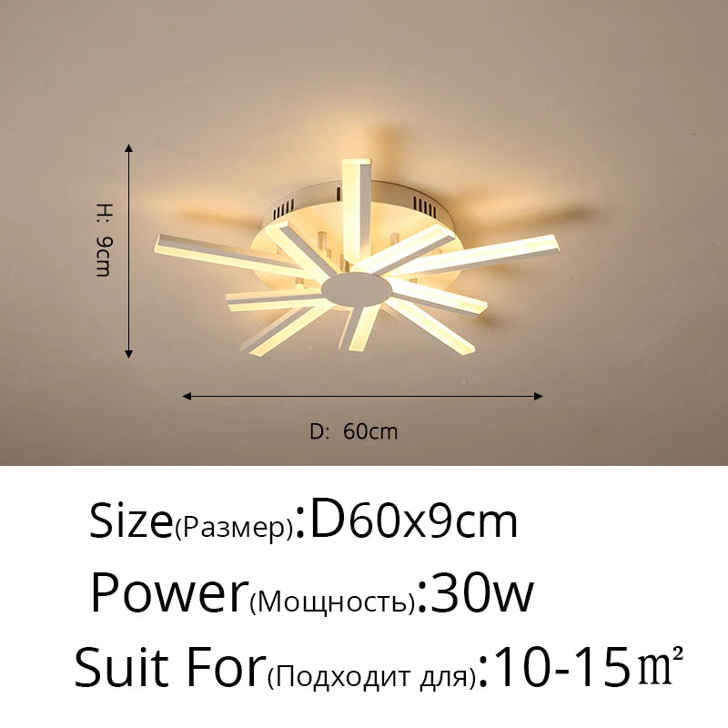 Acrylic Chandelier – Modern for Bedroom & Bedside, Living Room | Alora Halo by Evenlyr