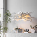 Paper Chandelier – Modern Minimalist Dimmable LED for Dining Room, Living Room, Bedroom | Ophelia Petal by Evenlyr