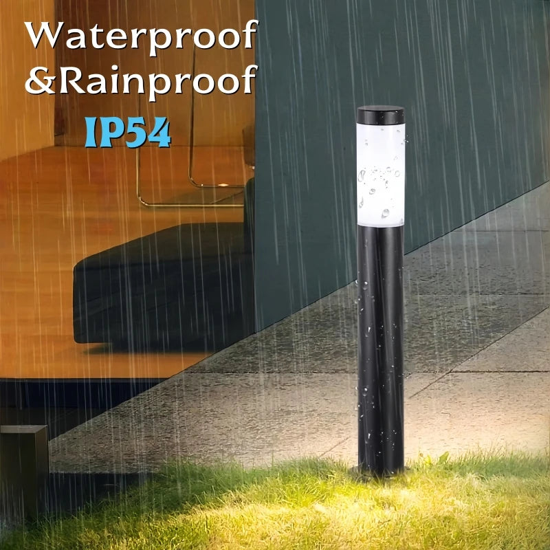 Kensley 15W Stainless Steel Garden Pillar Light – detail view 3