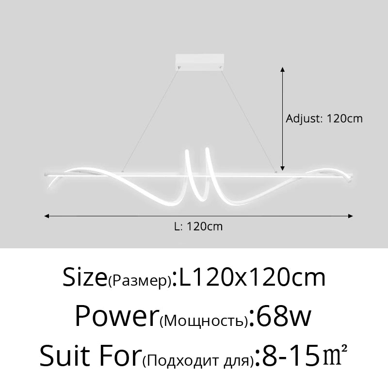 Ayla Orbit Aluminum Pendant Light – Dimmable – product detail 8