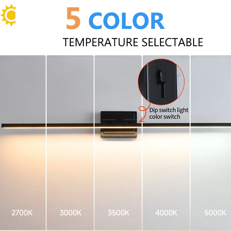 Juniper Dimmable LED Bathroom Mirror Light for Vanity Area