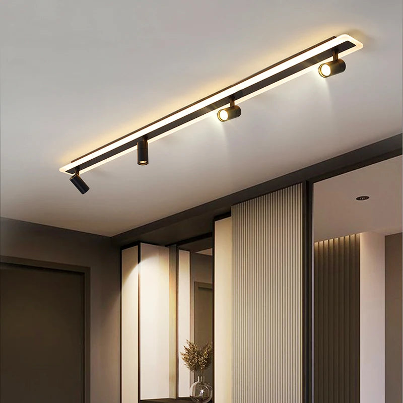 Acrylic Ceiling Spotlight – Nordic Modern Smart LED for Gallery, Hallway, Kitchen | Bellara Arc by Evenlyr