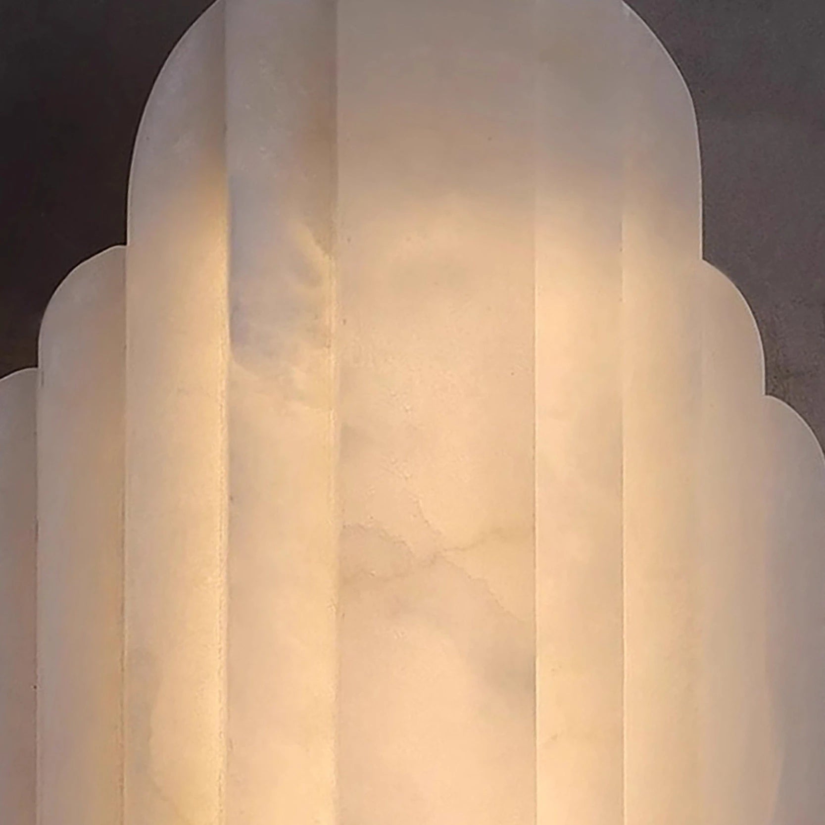 Ravena Spanish Alabaster Wall Sconce for Corridor – French Postmodern – detail view 5