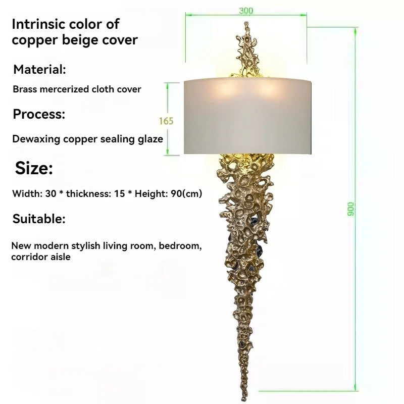 Brass Wall Sconce – detail view 8