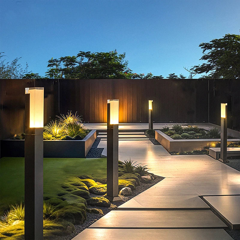 Helios 7W COB Garden Pillar Light – IP65 – product view