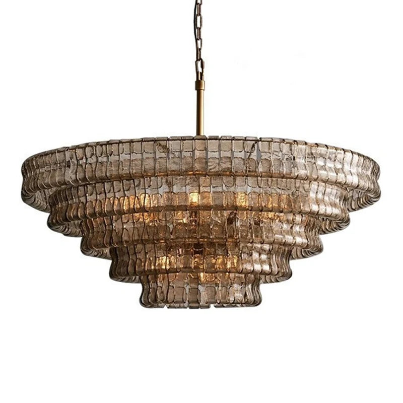 Modern Glass Chandelier For Bedroom – detail view 7