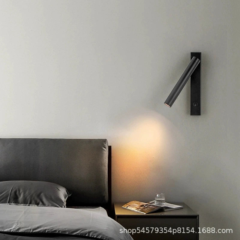 Firenze Adjustable LED Reading Wall Spotlight with Switch