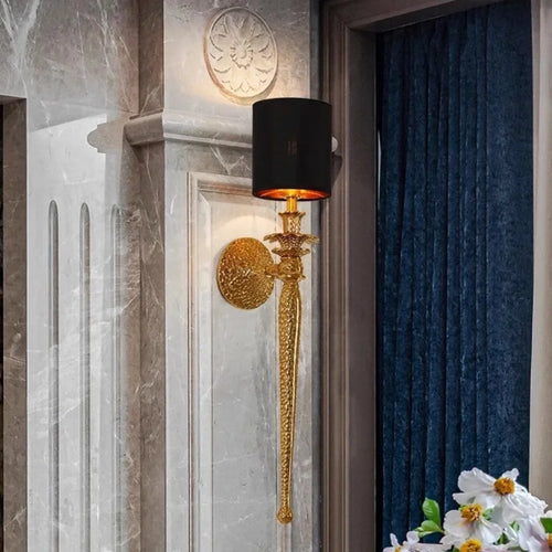 Copper Wall Sconce – European Classic for Bedroom, Living Room, Hallway | Celine Beam by Evenlyr