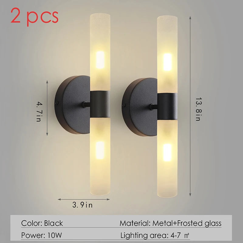 Cora Sculpt Glass Wall Sconce – Art Deco – product detail 12