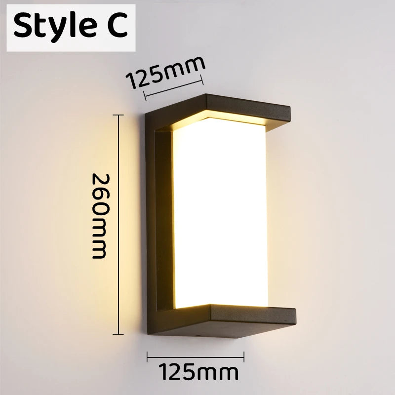 Merano E27 Outdoor Wall Light for Courtyard – IP65