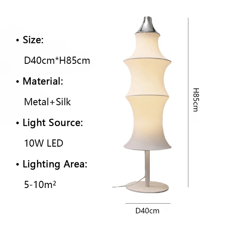 Onda Axis Fabric Floor Lamp – Wabi-Sabi – product detail 9