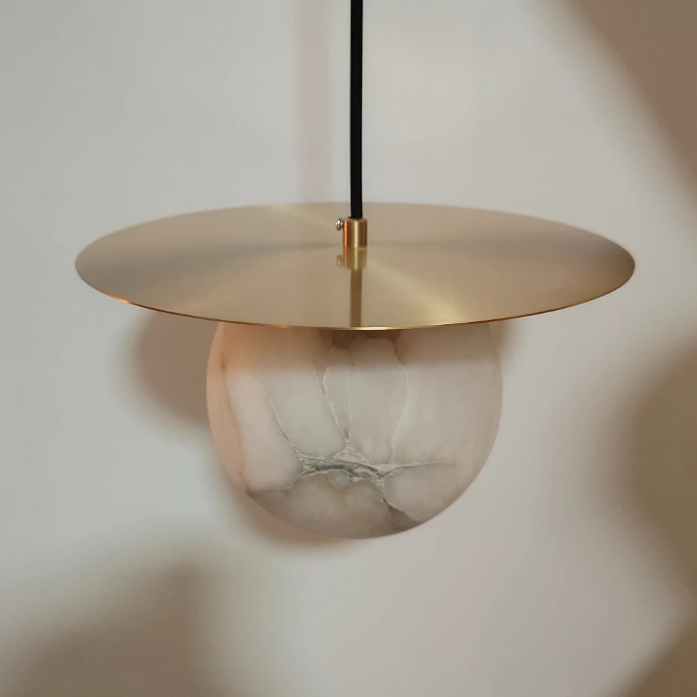 Ulric Halo Alabaster Table Lamp – product view 4