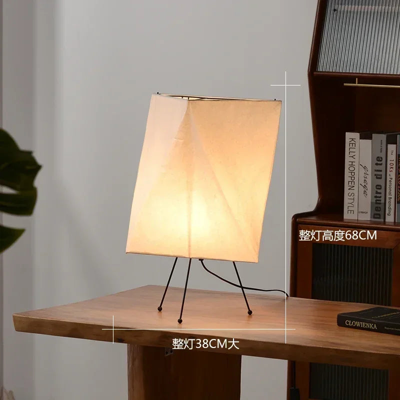 Rice Paper Floor Lamp – Wabi-Sabi Japanese for Bedroom, Reading Corner, Hotel Lounge | Fiora Orbit by Evenlyr