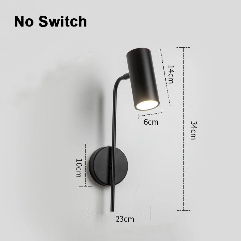 Siena Adjustable Bedside Reading Wall Light for Bedroom