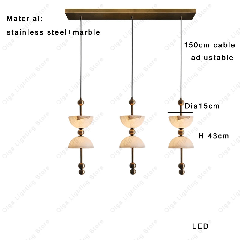 Tala Stone Natural Marble Wall Sconce – Dimmable – product detail 13